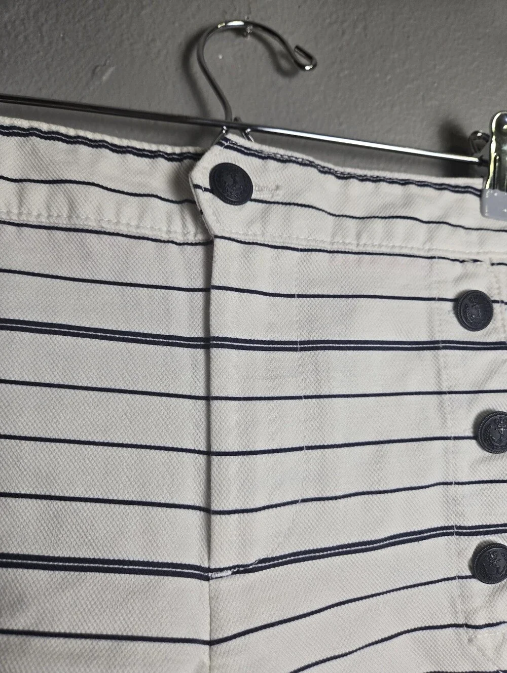 FALL SALE! Tommy Hilfinger Sailor Nautical Striped Shorts Size 12